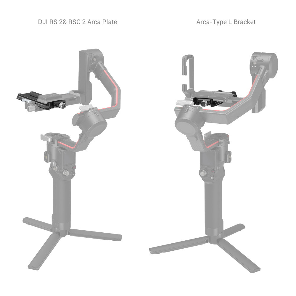 SmallRig Quick Release Plate with Arca-Swiss for DJI RS 2 / RSC 2 / Ronin-S / RS 3 / RS 3 Pro / RS 4 / RS 4 Pro 3061