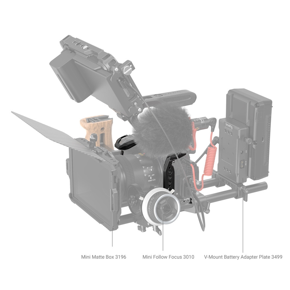 SmallRig "Black Mamba" Series Camera Cage for Panasonic LUMIX GH7 / GH6 3440