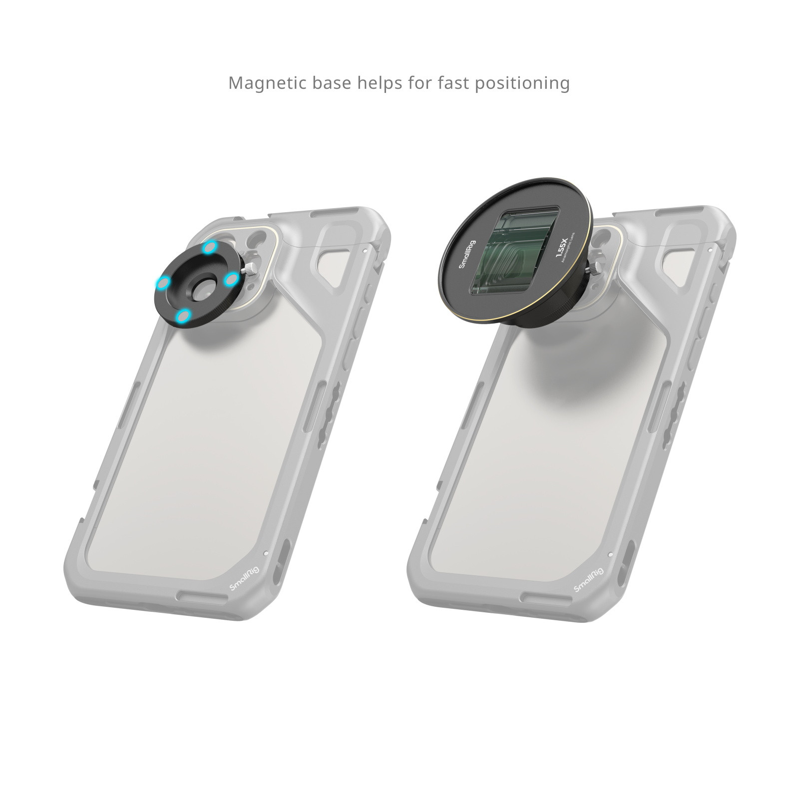 SmallRig 1.55x Anamorphic Lens for Mobile Phone (T-mount) 3578B