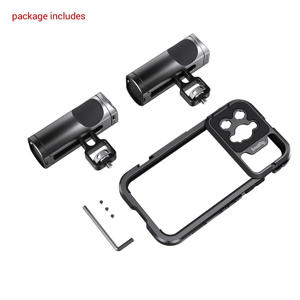 SmallRig - Mobile Video Kit (Dual Handheld) for iPhone 15 Pro -15