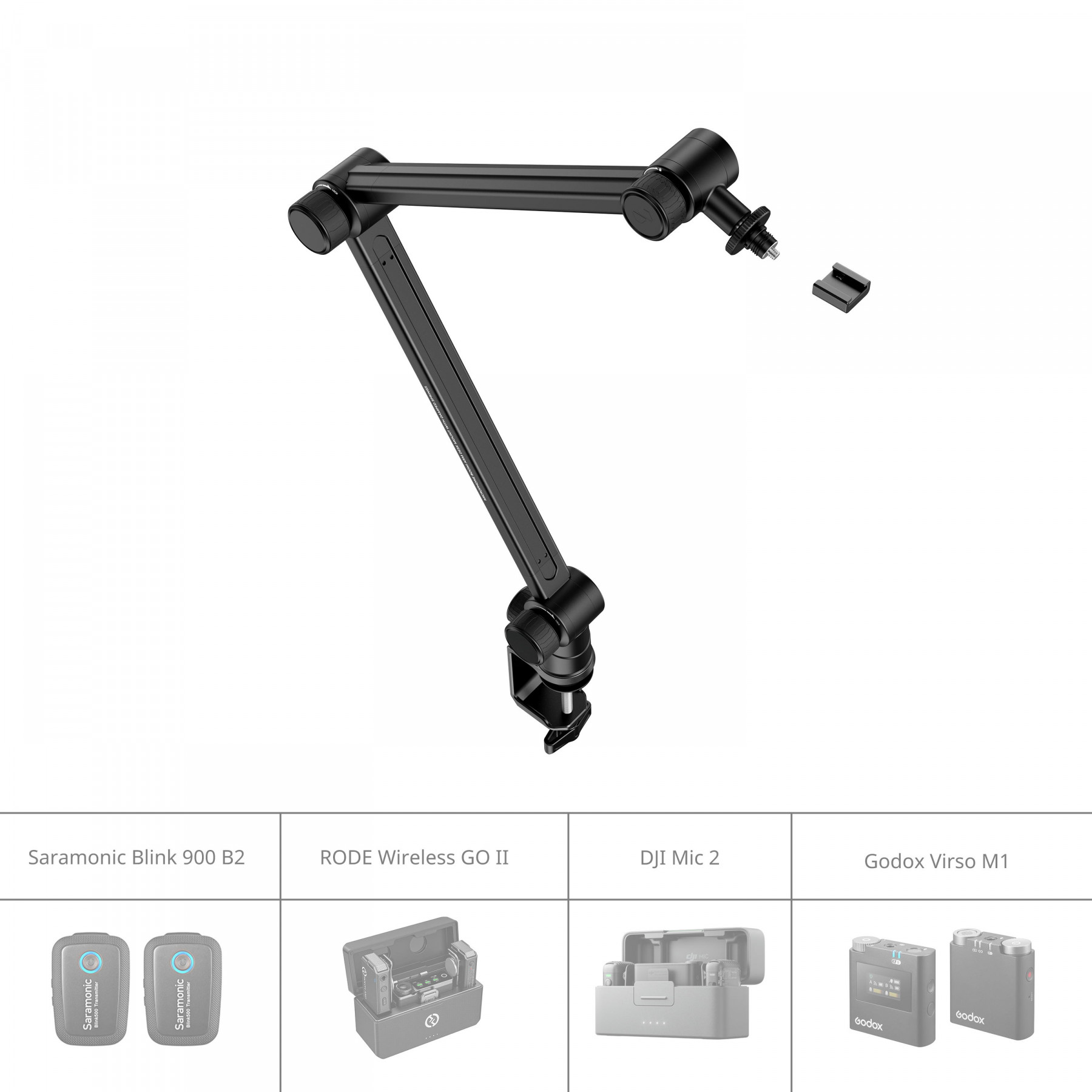 SmallRig Microphone Boom Arm Desk Mount 4303