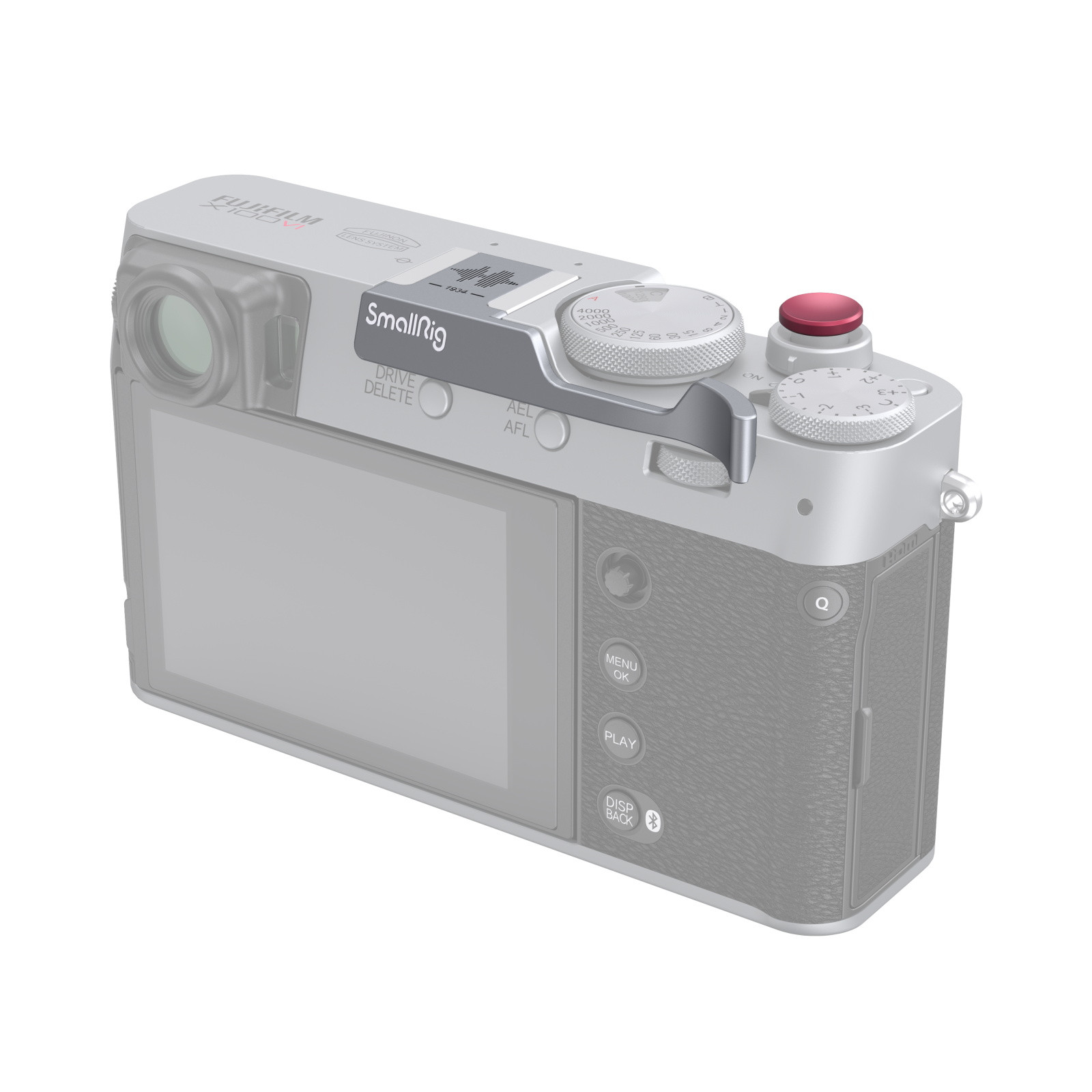 SmallRig Thumb Grip for FUJIFILM X100VI / X100V (Silver) 4566