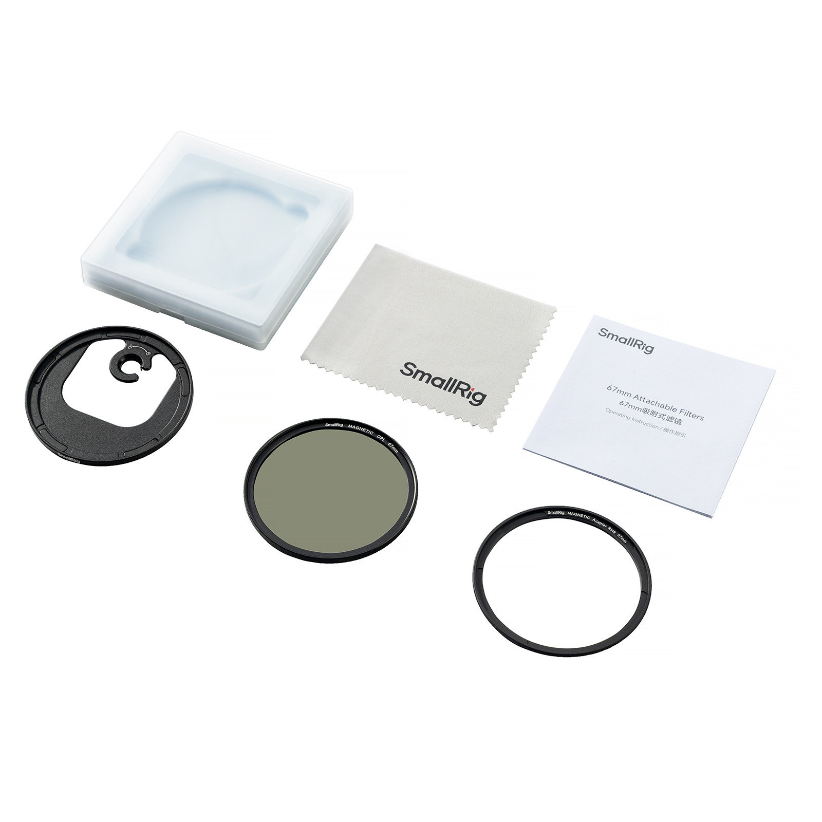 SmallRig Attachable CPL Filter with M-mount Filter Adapter (67mm) 4727