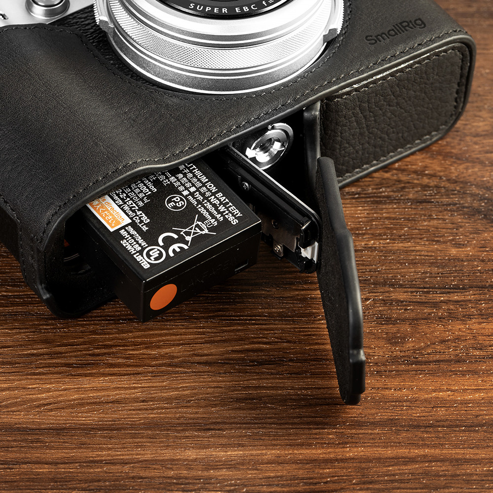 SmallRig Leather Half Case Kit for FUJIFILM X100VI (Black) 4700