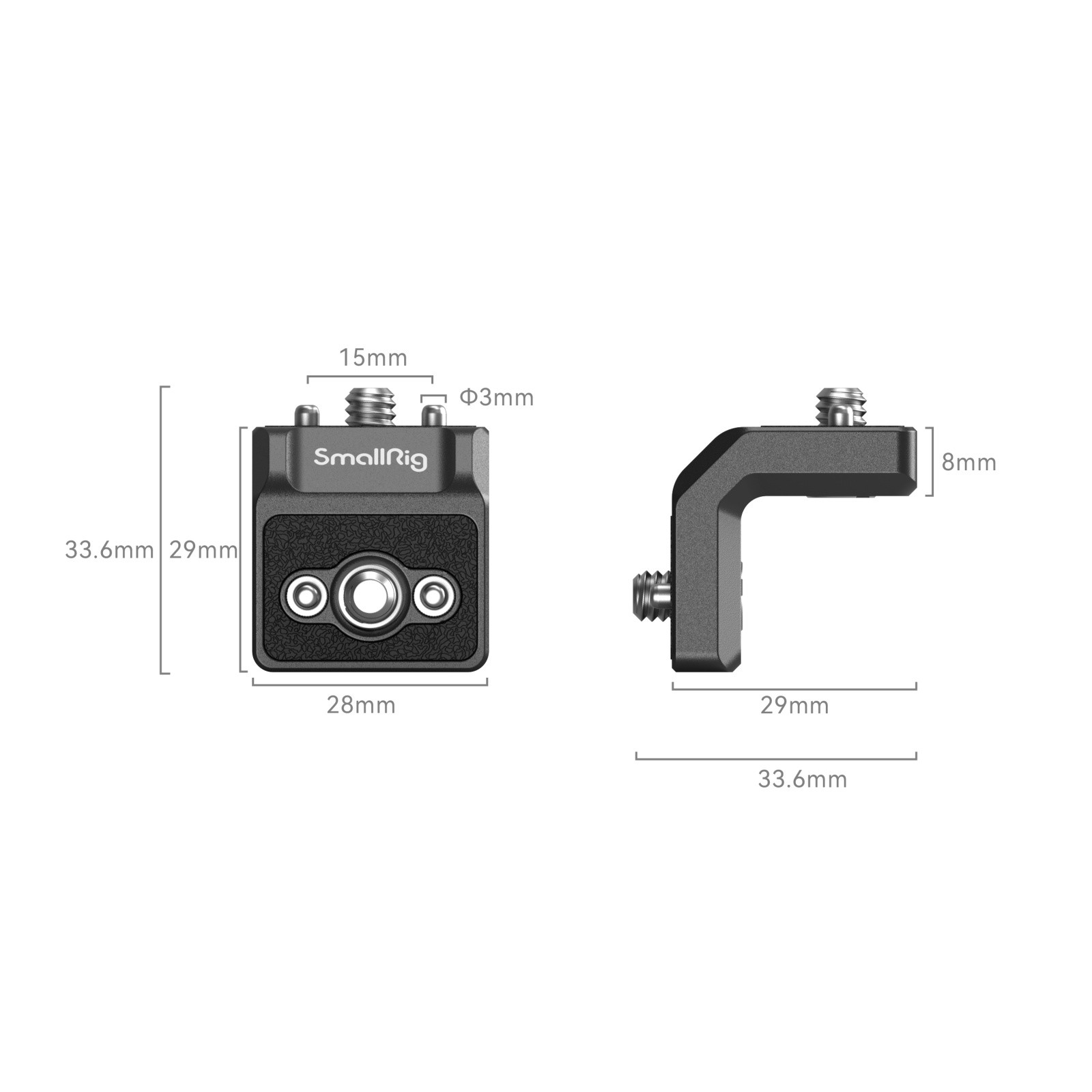 SmallRig x LensVid mini L-Shaped Mount Plate Kit MD4360